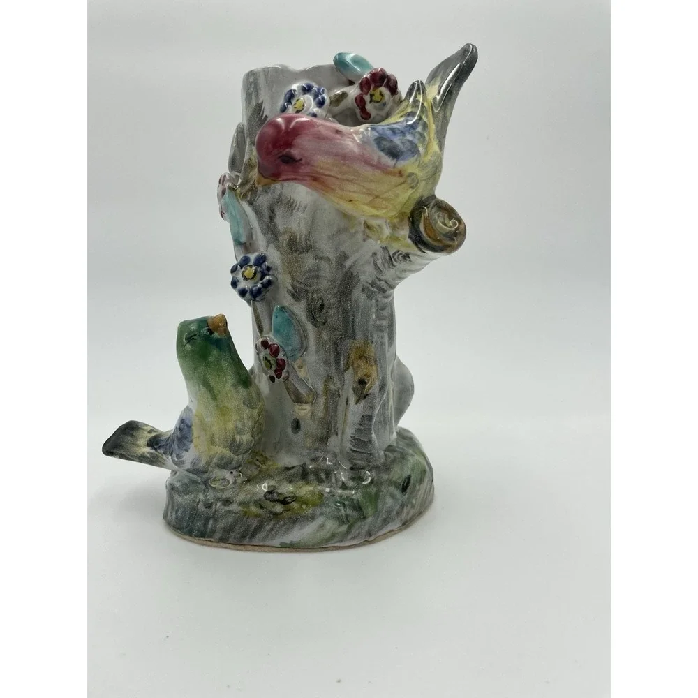 Vintage Ceramic Double Bird Spill Vase or Flower‎ Vase Japan 7